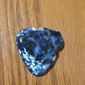Blue and Black Polished Cabochon
